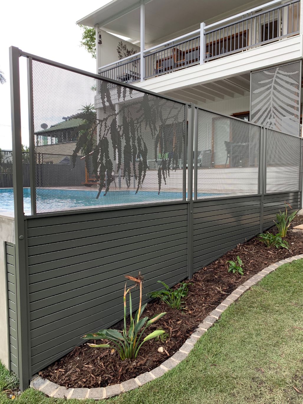 Decorative Pool Perf fencing in Monument, Queensland