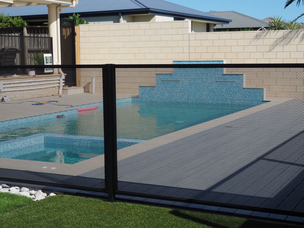 Pure Perf black pool fencing, Byron Bay NSW