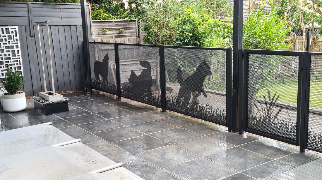 Pool Perf perforated pool fencing installed in Melbourne